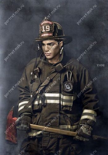 Портрет пожарного 6