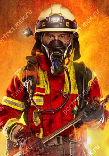 Портрет пожарного 8