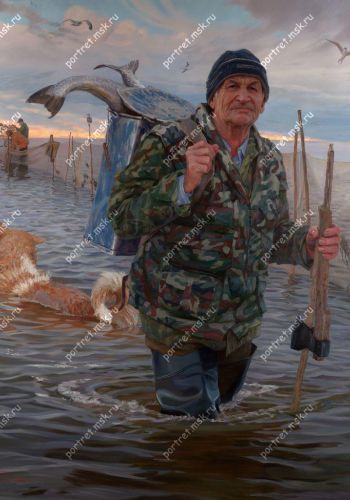 Портрет рыбака 10