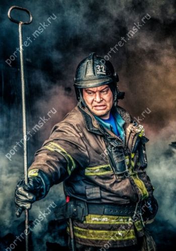 Портрет пожарного 15