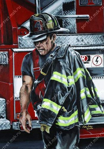 Портрет пожарного 37