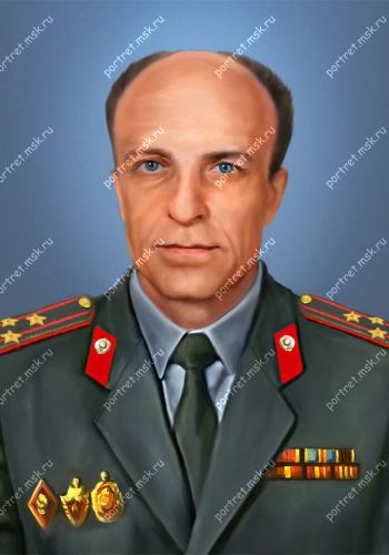 Портрет военного 50