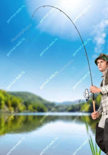 Портрет рыбака 100
