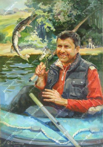 Портрет рыбака 104