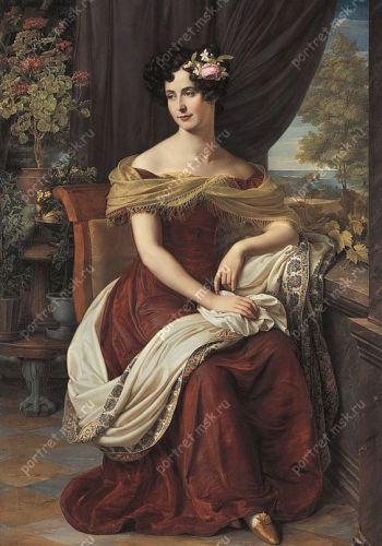 Старинныи женскии портрет 167